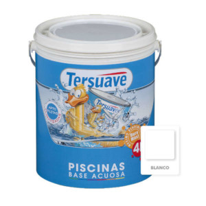 Pintura p piscina base acuosa Tersuave 4L Blanco